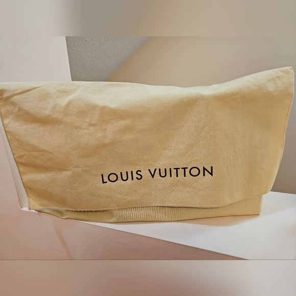 Louis Vuitton Gray and Blue Mini Monogram Tote with Gold Hardware - Picture 13 of 13